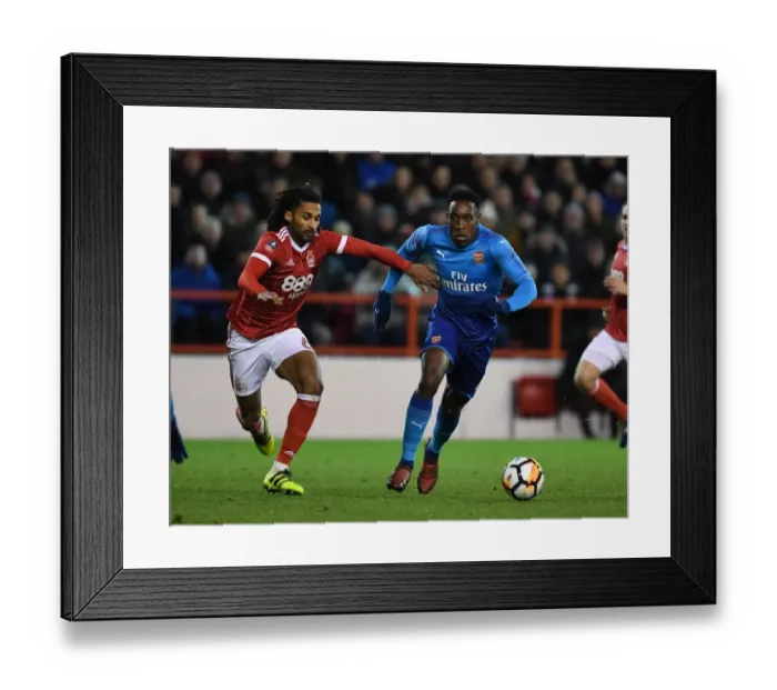 Framed Print : Danny Welbeck vs. Armand Traore: A Battle in the FA Cup Third Round - Arsenal vs. Nottingham Forest Framed Print : Danny Welbeck vs. Armand Traore: A Battle in the FA Cup Third Round - Arsenal vs. Nottingham Forest