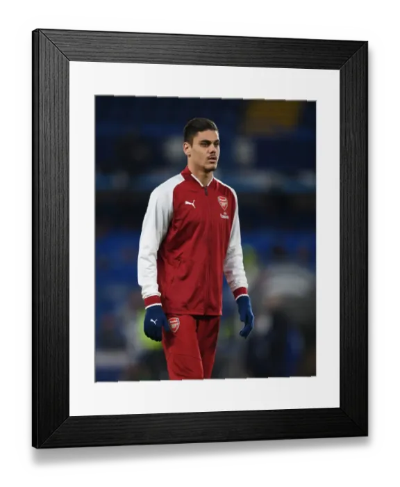 Framed Print : Arsenal's Konstantinos Mavropanos Prepares for Carabao Cup Semi-Final Showdown Against Chelsea Framed Print : Arsenal's Konstantinos Mavropanos Prepares for Carabao Cup Semi-Final Showdown Against Chelsea