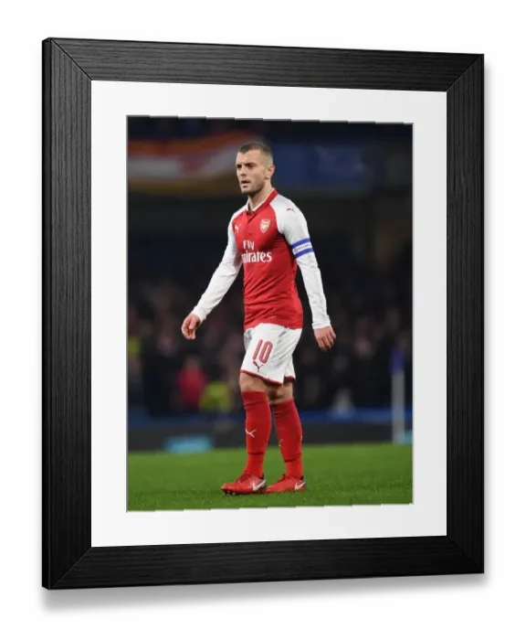 Framed Print : Jack Wilshere in Action: Chelsea vs. Arsenal - Carabao Cup Semi-Final First Leg Framed Print : Jack Wilshere in Action: Chelsea vs. Arsenal - Carabao Cup Semi-Final First Leg