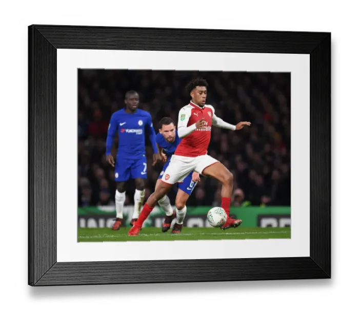 Framed Print : Arsenal's Alex Iwobi vs. Chelsea's Danny Drinkwater: A Battle in the Carabao Cup Semi-Finals Framed Print : Arsenal's Alex Iwobi vs. Chelsea's Danny Drinkwater: A Battle in the Carabao Cup Semi-Finals