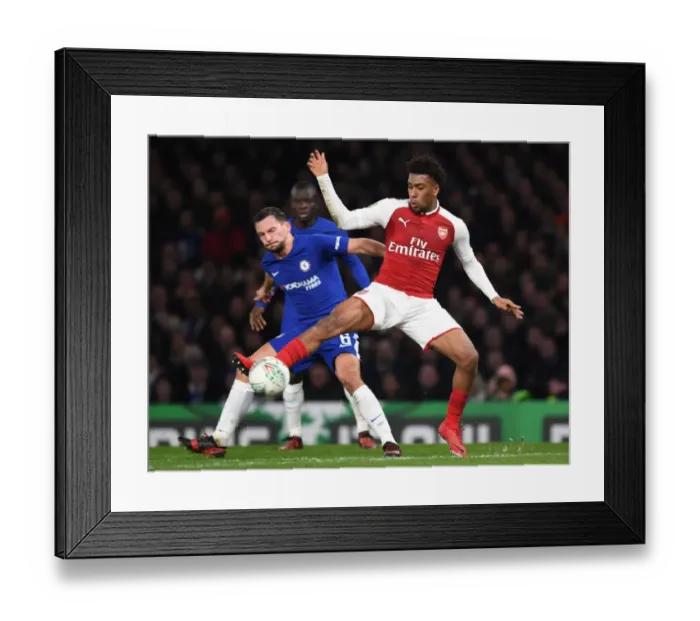 Framed Print : Clash of Titans: Iwobi vs Drinkwater in Carabao Cup Semi-Final Showdown Framed Print : Clash of Titans: Iwobi vs Drinkwater in Carabao Cup Semi-Final Showdown