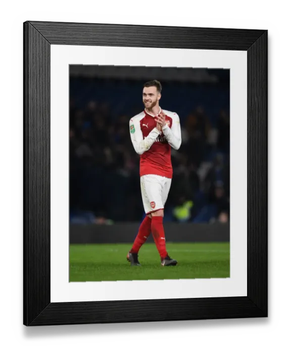 Framed Print : Calum Chambers: Arsenal's Defensive Determination in Chelsea's Carabao Cup Semi-Final Framed Print : Calum Chambers: Arsenal's Defensive Determination in Chelsea's Carabao Cup Semi-Final