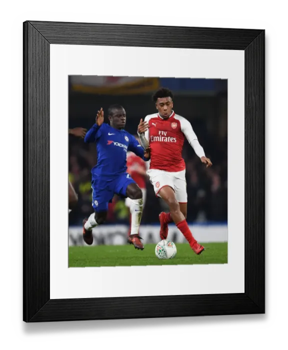 Framed Print : Clash of Titans: Iwobi vs. Kante - A Carabao Cup Semi-Final Battle Framed Print : Clash of Titans: Iwobi vs. Kante - A Carabao Cup Semi-Final Battle