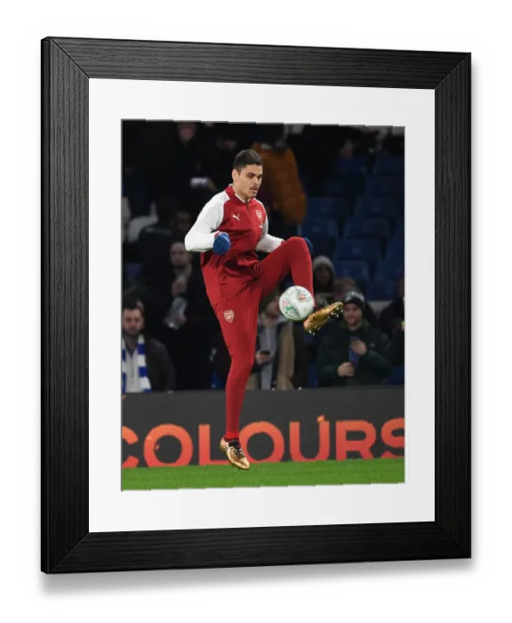 Framed Print : Mavropano Prepares for Carabao Cup Battle: Arsenal Star Gears Up against Chelsea Framed Print : Mavropano Prepares for Carabao Cup Battle: Arsenal Star Gears Up against Chelsea