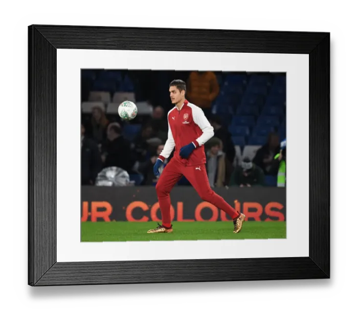 Framed Print : Arsenal's Konstantinos Mavropano Readies for Carabao Cup Semi-Final Showdown against Chelsea Framed Print : Arsenal's Konstantinos Mavropano Readies for Carabao Cup Semi-Final Showdown against Chelsea