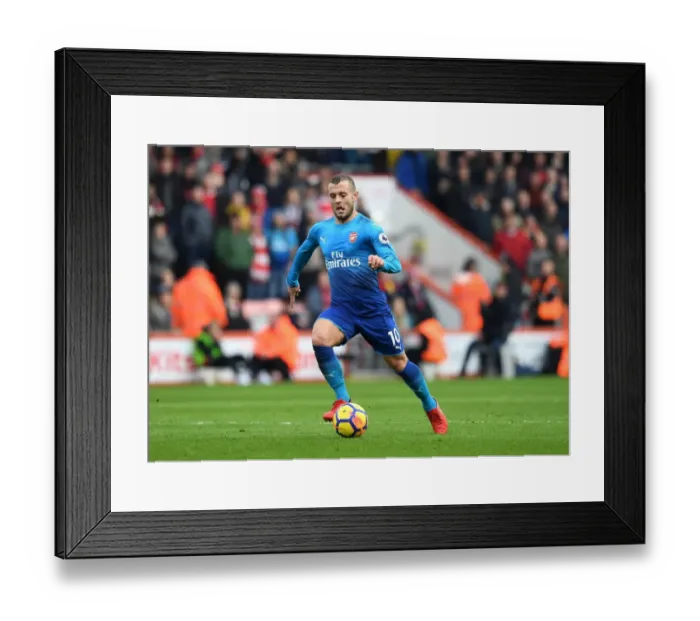 Framed Print : Jack Wilshere at AFC Bournemouth vs Arsenal, Premier League 2017-18 Framed Print : Jack Wilshere at AFC Bournemouth vs Arsenal, Premier League 2017-18