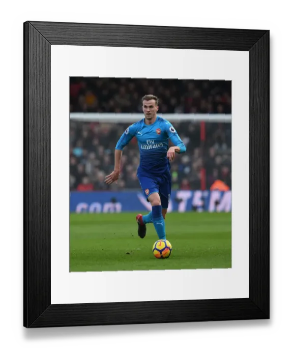 Framed Print : Rob Holding in Action: Arsenal vs. AFC Bournemouth, Premier League 2017-18 Framed Print : Rob Holding in Action: Arsenal vs. AFC Bournemouth, Premier League 2017-18