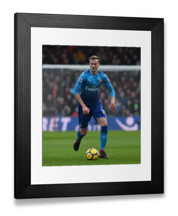 Framed Print : Rob Holding in Action: AFC Bournemouth vs. Arsenal, Premier League 2017-18 Framed Print : Rob Holding in Action: AFC Bournemouth vs. Arsenal, Premier League 2017-18