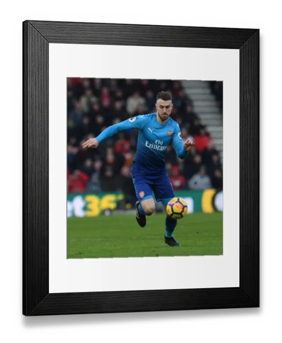 Framed Print : Aaron Ramsey in Action: AFC Bournemouth vs. Arsenal, Premier League 2017-18 Framed Print : Aaron Ramsey in Action: AFC Bournemouth vs. Arsenal, Premier League 2017-18