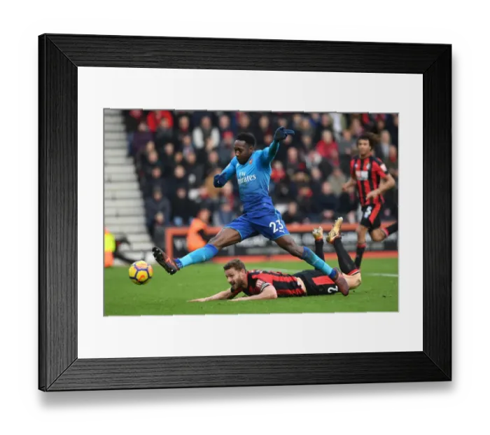 Framed Print : Danny Welbeck vs. Simon Francis: Intense Moment at the Vitality Stadium Framed Print : Danny Welbeck vs. Simon Francis: Intense Moment at the Vitality Stadium