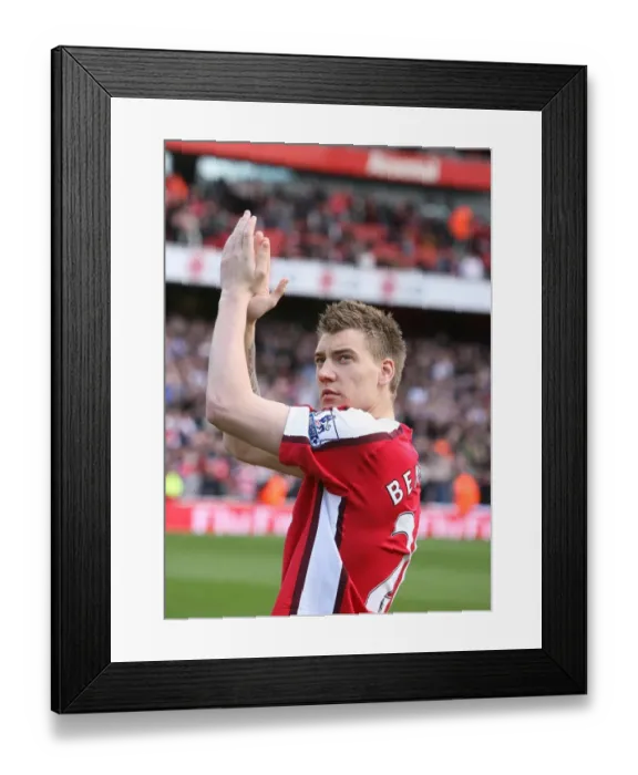 Framed Print : Arsenal's Nicklas Bendtner Scores in 4-0 Win over Blackburn Rovers, Emirates Stadium, 2009 Framed Print : Arsenal's Nicklas Bendtner Scores in 4-0 Win over Blackburn Rovers, Emirates Stadium, 2009