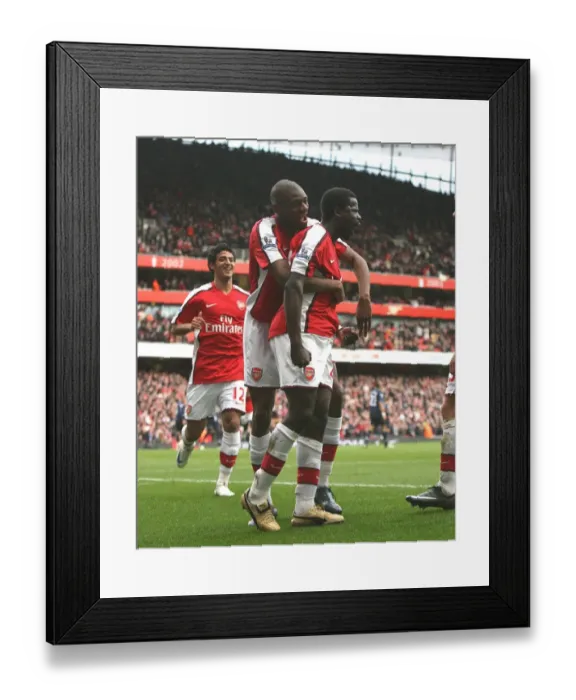 Framed Print : Eboue and Diaby's Triumph: Arsenal's Unforgettable 4-0 Victory Framed Print : Eboue and Diaby's Triumph: Arsenal's Unforgettable 4-0 Victory
