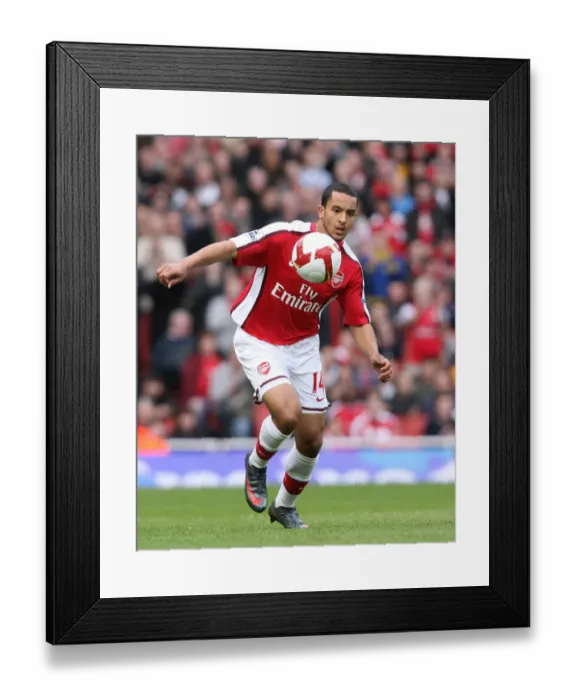 Framed Print : Theo Walcott's Unforgettable Debut: Arsenal's 4-Goal Rout of Blackburn Rovers, Emirates Stadium, 2009