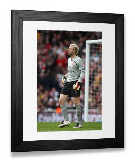 Framed Print : Manuel Almunia's Shining Performance: Arsenal Crushes Blackburn Rovers 4-0 in Premier League Framed Print : Manuel Almunia's Shining Performance: Arsenal Crushes Blackburn Rovers 4-0 in Premier League