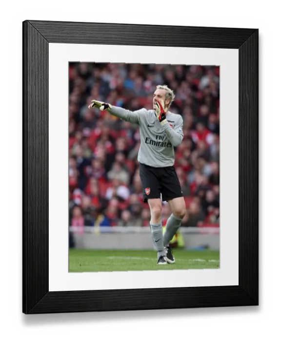 Framed Print : Manuel Almunia's Shut-Out: Arsenal's 4-0 Victory Over Blackburn Rovers in the Premier League (March 14, 2009) Framed Print : Manuel Almunia's Shut-Out: Arsenal's 4-0 Victory Over Blackburn Rovers in the Premier League (March 14, 2009)
