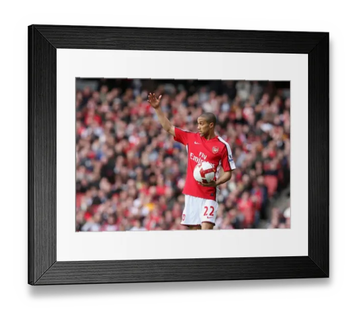 Framed Print : Gael Clichy's Brilliant Performance Leads Arsenal to 4-0 Victory over Blackburn Rovers