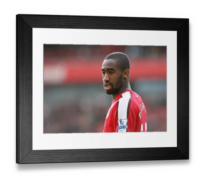 Framed Print : Arsenal's Johan Djourou Celebrates during Arsenal 4-0 Blackburn Rovers, Barclays Premier League, Emirates Stadium (14 / 3 / 09) Framed Print : Arsenal's Johan Djourou Celebrates during Arsenal 4-0 Blackburn Rovers, Barclays Premier League, Emirates Stadium (14 / 3 / 09)