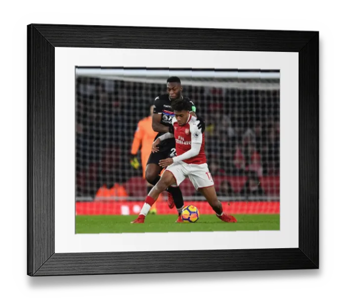 Framed Print : Arsenal vs. Crystal Palace: Intense Clash Between Iwobi and Fosu-Mensah Framed Print : Arsenal vs. Crystal Palace: Intense Clash Between Iwobi and Fosu-Mensah