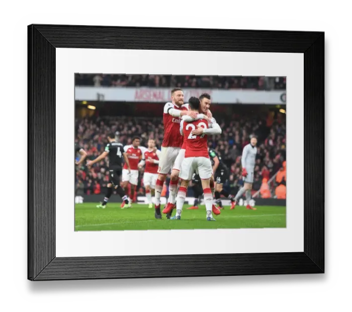 Framed Print : Arsenal's Koscielny Scores Third Goal: Arsenal v Crystal Palace, Premier League 2017-18 Framed Print : Arsenal's Koscielny Scores Third Goal: Arsenal v Crystal Palace, Premier League 2017-18