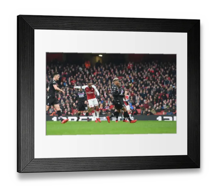 Framed Print : Alex Lacazette Scores Fourth Goal: Arsenal vs. Crystal Palace, Premier League 2017-18 Framed Print : Alex Lacazette Scores Fourth Goal: Arsenal vs. Crystal Palace, Premier League 2017-18