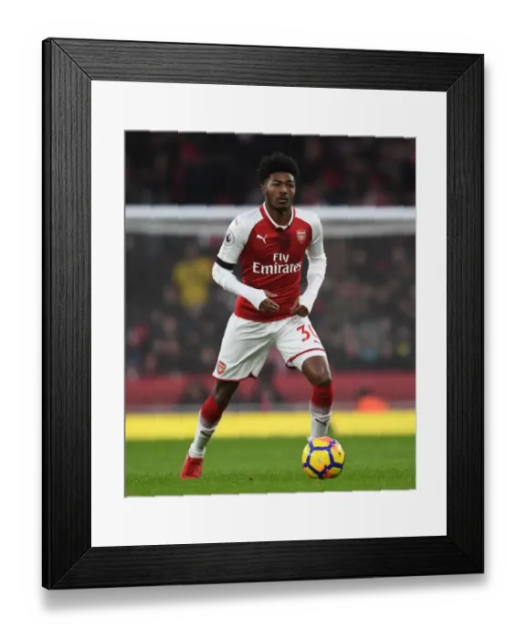 Framed Print : Ainsley Maitland-Niles: In Action for Arsenal Against Crystal Palace, Premier League 2017-18