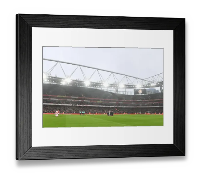 Framed Print : Minutes of Silence: Arsenal vs. Crystal Palace in Honor of Cyril Regis Framed Print : Minutes of Silence: Arsenal vs. Crystal Palace in Honor of Cyril Regis