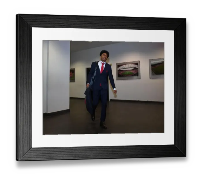 Framed Print : Reiss Nelson: Arsenal's Rising Star Before the Crystal Palace Clash