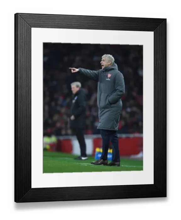 Framed Print : Arsene Wenger Leads Arsenal Against Crystal Palace in the Premier League Framed Print : Arsene Wenger Leads Arsenal Against Crystal Palace in the Premier League