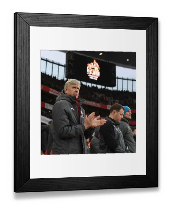 Framed Print : Arsene Wenger: Arsenal Manager Before Arsenal v Crystal Palace, Premier League 2017-18 Framed Print : Arsene Wenger: Arsenal Manager Before Arsenal v Crystal Palace, Premier League 2017-18