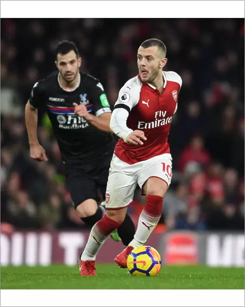 Jack Wilshere Outsmarts Luka Milivojevic: Arsenal's Midfield Maestro Outwits Crystal Palace's Defender