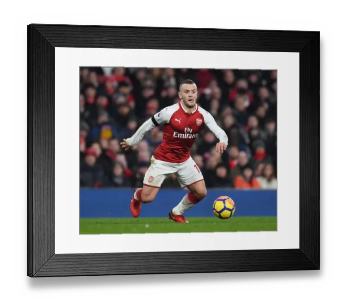 Framed Print : Jack Wilshere in Action: Arsenal vs Crystal Palace, Premier League 2017-18 Framed Print : Jack Wilshere in Action: Arsenal vs Crystal Palace, Premier League 2017-18