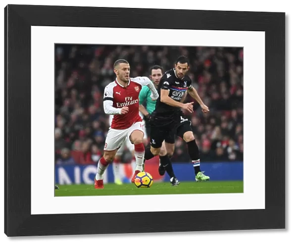 Jack Wilshere Outmaneuvers Luca Milivojevic: Arsenal vs Crystal Palace, Premier League 2017-18