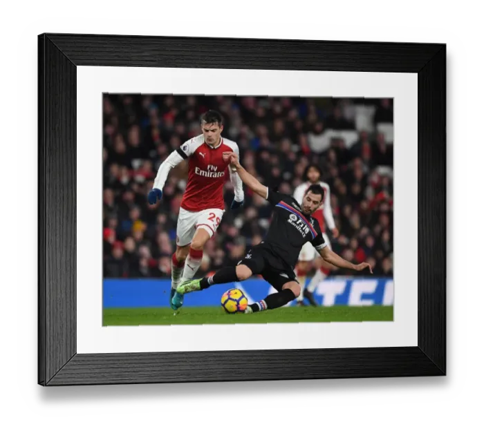 Framed Print : Arsenal vs. Crystal Palace: Xhaka vs. Milivojevic Clash in Premier League Showdown Framed Print : Arsenal vs. Crystal Palace: Xhaka vs. Milivojevic Clash in Premier League Showdown