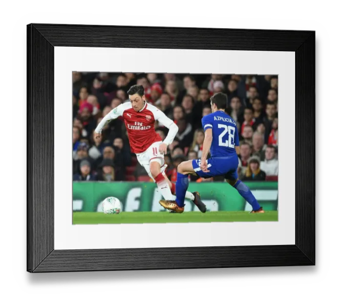 Framed Print : Ozil vs Azpilicueta: A Football Battle at the Emirates - Arsenal vs Chelsea Carabao Cup Semi-Final Framed Print : Ozil vs Azpilicueta: A Football Battle at the Emirates - Arsenal vs Chelsea Carabao Cup Semi-Final