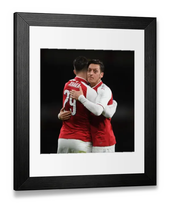 Framed Print : Xhaka and Ozil's Strikes: Arsenal's Epic Semi-Final Win Over Chelsea in Carabao Cup Framed Print : Xhaka and Ozil's Strikes: Arsenal's Epic Semi-Final Win Over Chelsea in Carabao Cup