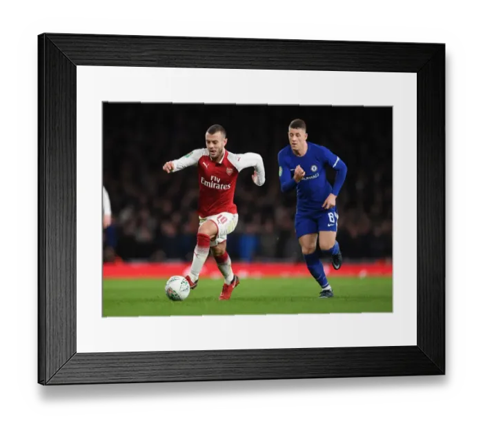 Framed Print : Arsenal's Jack Wilshere vs. Chelsea's Ross Barkley: A Battle in the Carabao Cup Semi-Finals Framed Print : Arsenal's Jack Wilshere vs. Chelsea's Ross Barkley: A Battle in the Carabao Cup Semi-Finals