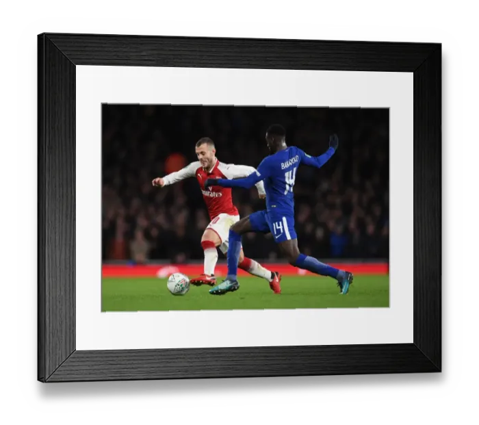 Framed Print : Arsenal's Jack Wilshere vs. Chelsea's Tiemoue Bakayoko: A Carabao Cup Semi-Final Battle Framed Print : Arsenal's Jack Wilshere vs. Chelsea's Tiemoue Bakayoko: A Carabao Cup Semi-Final Battle