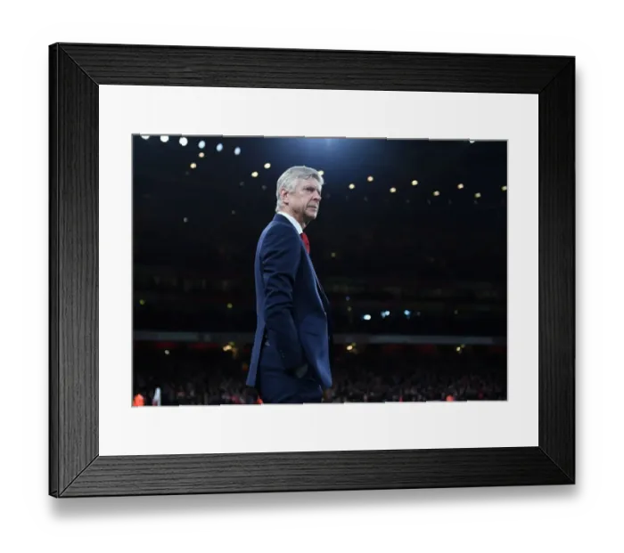 Framed Print : Arsene Wenger: Arsenal Manager Gears Up for Carabao Cup Clash Against Chelsea