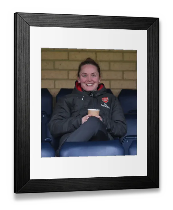 Framed Print : Kim Little Ponders the Pitch: Arsenal Ladies at Reading FC Women (WSL)