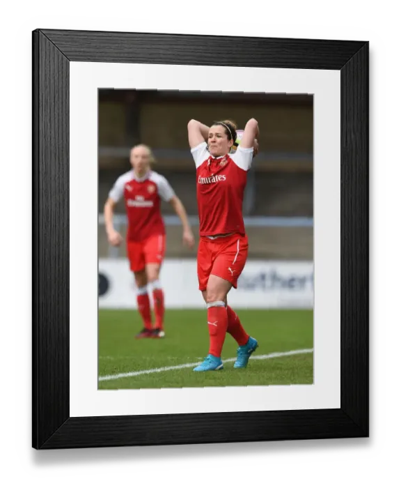 Framed Print : Emma Mitchell in Action: Arsenal Women's Super League Clash against Reading FC Framed Print : Emma Mitchell in Action: Arsenal Women's Super League Clash against Reading FC