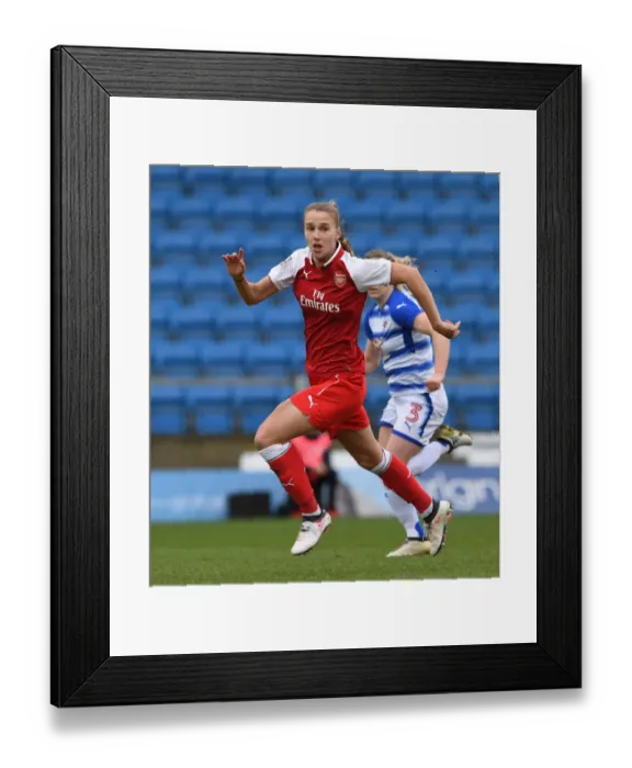 Framed Print : Arsenal's Vivianne Miedema Shines in Dominant WSL Performance Against Reading FC
