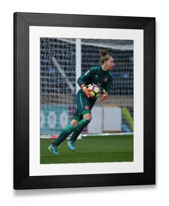 Framed Print : Sari Van Veenendaal in Action: Arsenal Women's Triumph over Reading FC