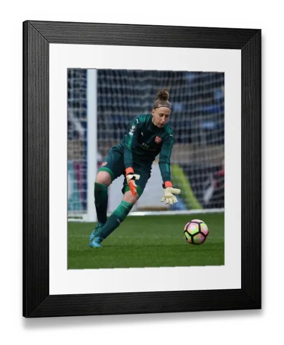 Framed Print : Sari Van Veenendaal in Action: Arsenal Women's Super League Victory over Reading FC