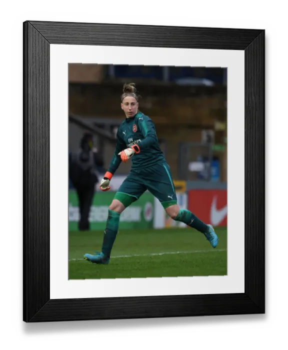 Framed Print : Sari Van Veenendaal in Action: Arsenal Ladies vs. Reading FC Women, WSL (Women's Super League)