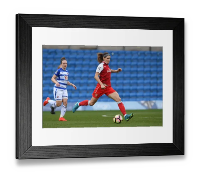 Framed Print : Dominique Janssen in Action: Arsenal Women vs Reading FC (2018) Framed Print : Dominique Janssen in Action: Arsenal Women vs Reading FC (2018)