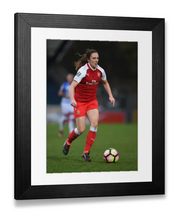 Framed Print : Arsenal's Lisa Evans in Action: WSL Clash Against Reading FC (2018) Framed Print : Arsenal's Lisa Evans in Action: WSL Clash Against Reading FC (2018)