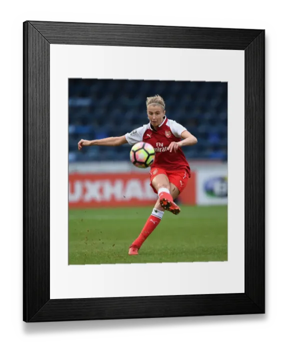 Framed Print : Leah Williamson in Action: Arsenal Women vs. Reading FC (WSL 2018)