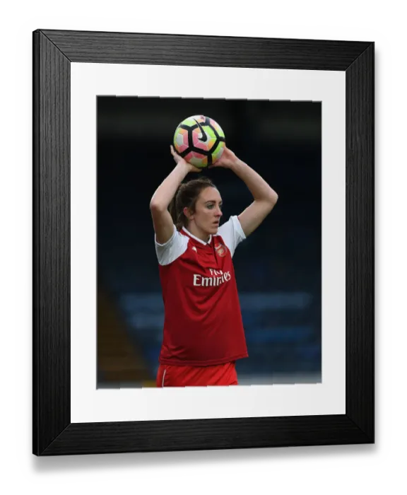 Framed Print : Arsenal's Lisa Evans in Action: WSL Clash Against Reading FC (2018) Framed Print : Arsenal's Lisa Evans in Action: WSL Clash Against Reading FC (2018)