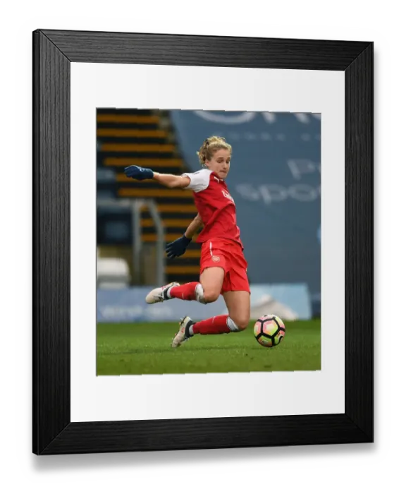Framed Print : Vivianne Miedema in Action: Arsenal Women vs Reading FC, WSL (Women's Super League), High Wycombe, England, 2018