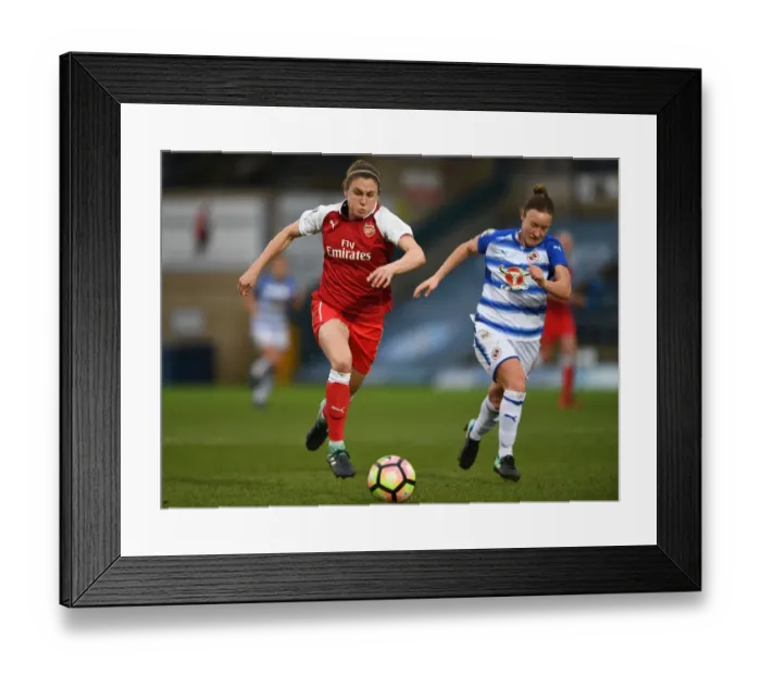 Framed Print : Clash of Talents: Heather O'Reilly vs. Remi Allen in WSL Action
